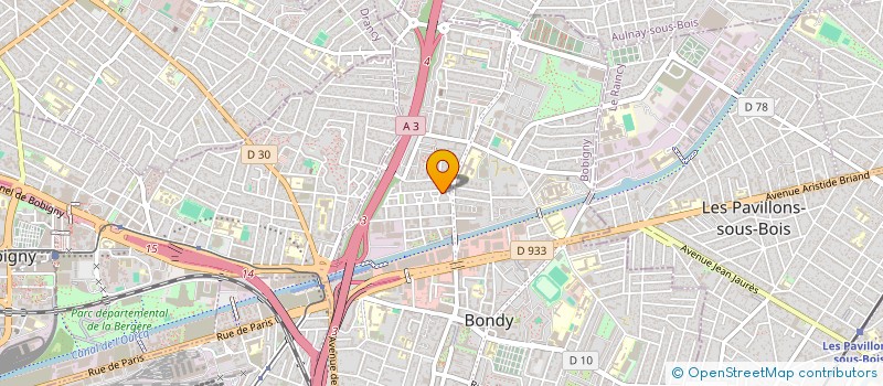 localisation de l'entreprise MONSIEUR LYES HADJ SAID  BONDY