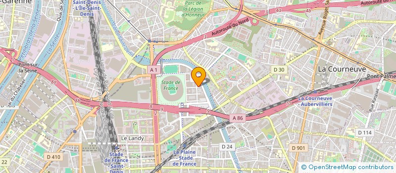 localisation de l'entreprise MONSIEUR LYES HADJED à SAINT-DENIS