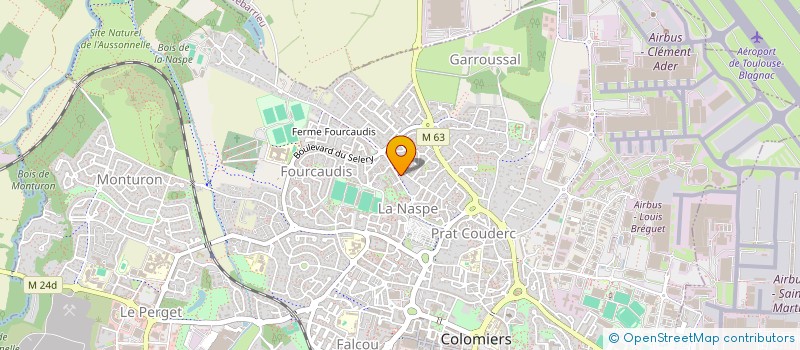 localisation de l'entreprise MONSIEUR LYES HAMDI à COLOMIERS