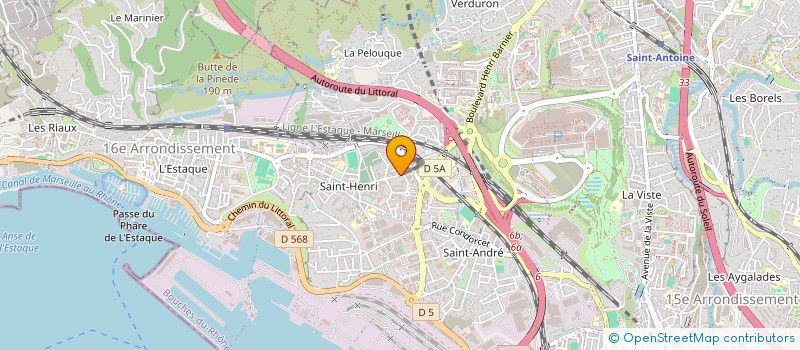 localisation de l'entreprise MONSIEUR LYES HAOUACHE  MARSEILLE