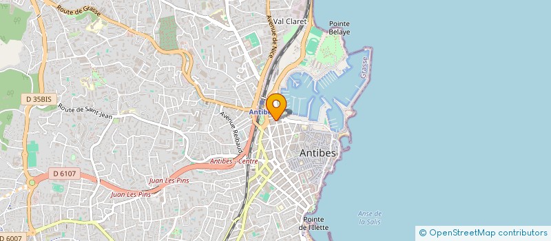 localisation de l'entreprise MONSIEUR LYES HOUHA  ANTIBES