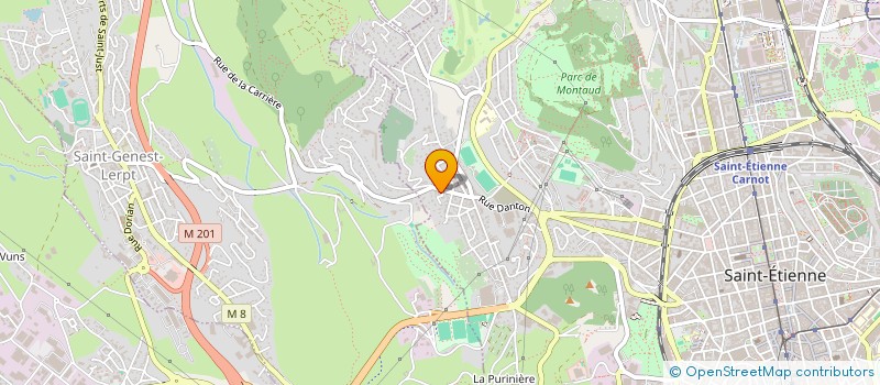 localisation de l'entreprise MONSIEUR LYES-JESSIM CHABANE  SAINT-ETIENNE