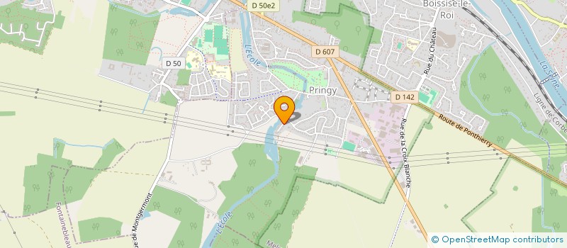 localisation de l'entreprise MONSIEUR LYES KAID KASBAH  PRINGY