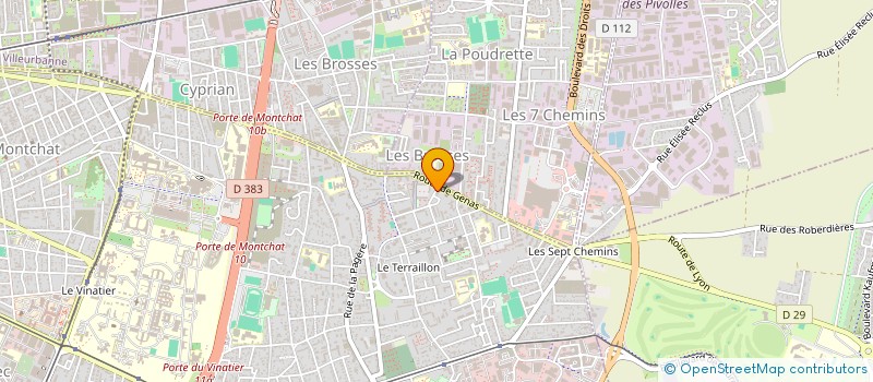 localisation de l'entreprise MONSIEUR LYES KAOUANE à BRON