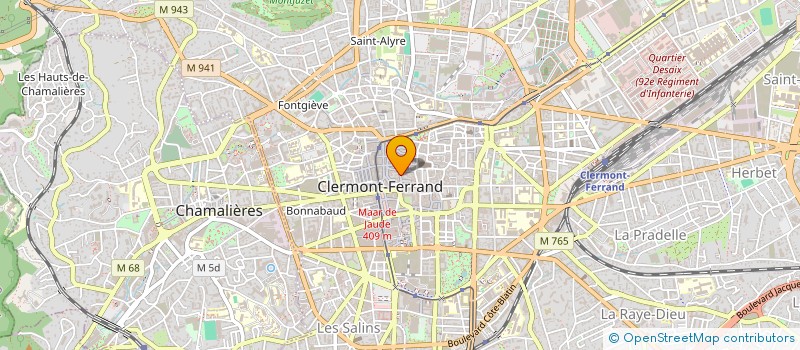 localisation de l'entreprise MONSIEUR LYES KHALED  CLERMONT-FERRAND