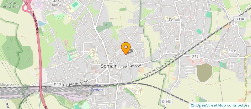 localisation de l'entreprise MONSIEUR LYES LACETE  SOMAIN