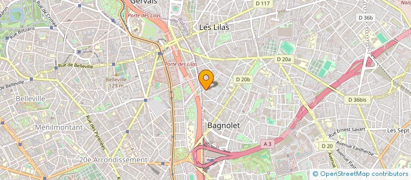 localisation de l'entreprise MONSIEUR LYES LAOUAR à BAGNOLET