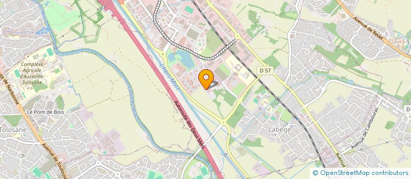 localisation de l'entreprise MONSIEUR LYES MERAKEB  LABEGE