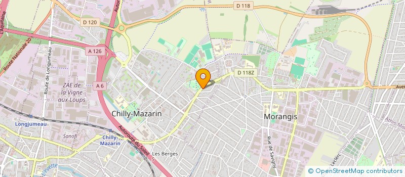 localisation de l'entreprise MONSIEUR LYES MIMOUNI  CHILLY-MAZARIN