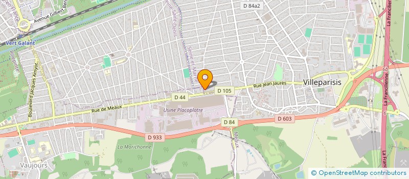localisation de l'entreprise MONSIEUR LYES MOUHOUS à VILLEPARISIS
