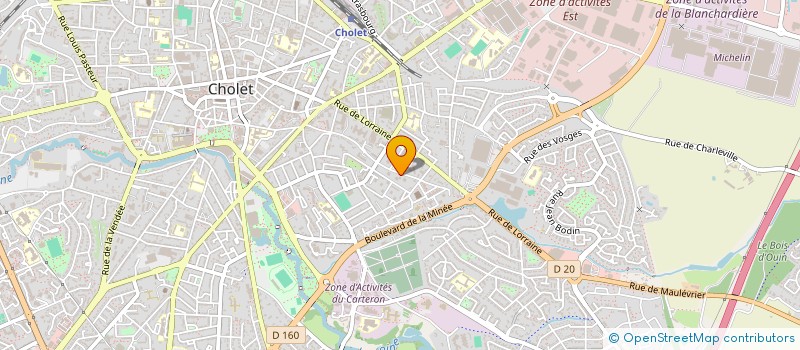 localisation de l'entreprise MONSIEUR LYES OURARI à CHOLET