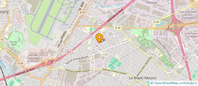 localisation de l'entreprise MONSIEUR LYES RAKED à LE BLANC-MESNIL