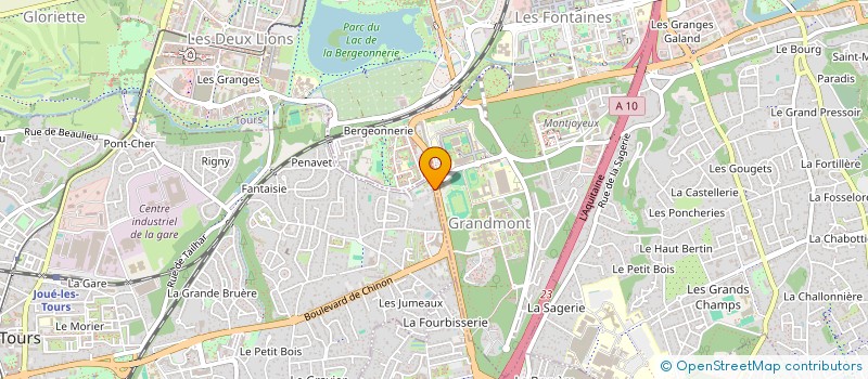 localisation de l'entreprise MONSIEUR LYES REFSI  JOUE-LES-TOURS