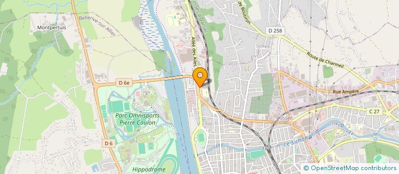 localisation de l'entreprise MONSIEUR LYES ROUMANI  VICHY