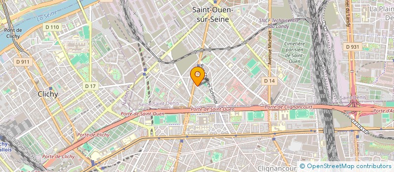 localisation de l'entreprise MONSIEUR LYES SAIB-MERABET à SAINT-OUEN-SUR-SEINE