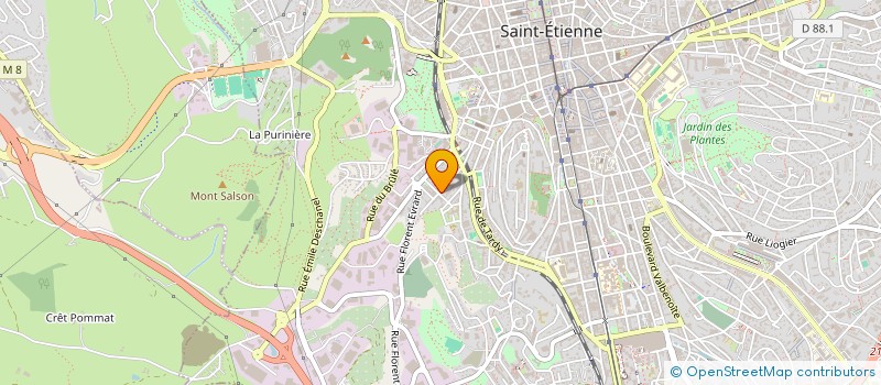 localisation de l'entreprise MONSIEUR LYES SAYAD  SAINT-ETIENNE