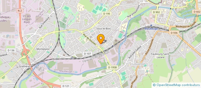 localisation de l'entreprise MONSIEUR LYES SAYAD  LOUVROIL