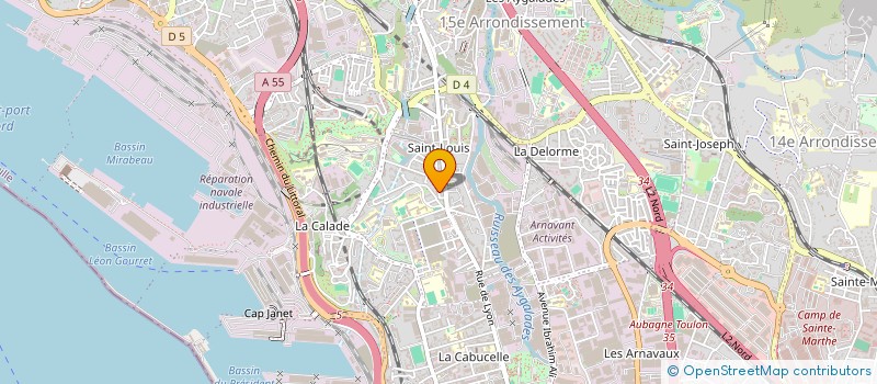 localisation de l'entreprise MONSIEUR LYES TAGUELMIMT  MARSEILLE 15EME