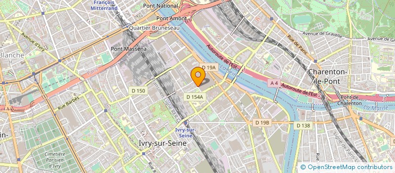 localisation de l'entreprise MONSIEUR LYES TOUATI à VITRY-SUR-SEINE