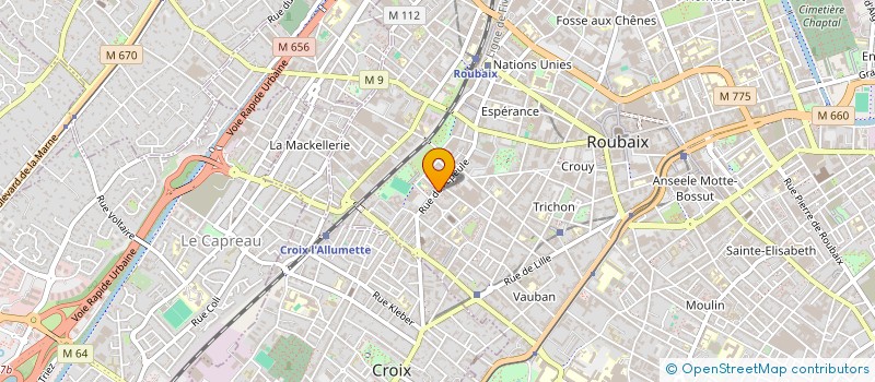 localisation de l'entreprise MONSIEUR LYES ZAROURI  ROUBAIX