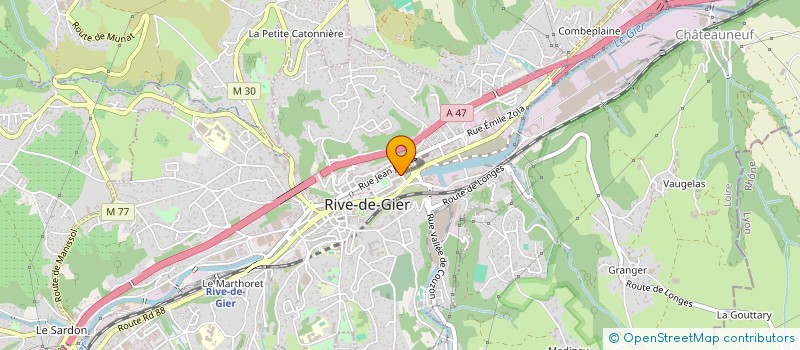 localisation de l'entreprise MONSIEUR LYES ZENATI  RIVE-DE-GIER