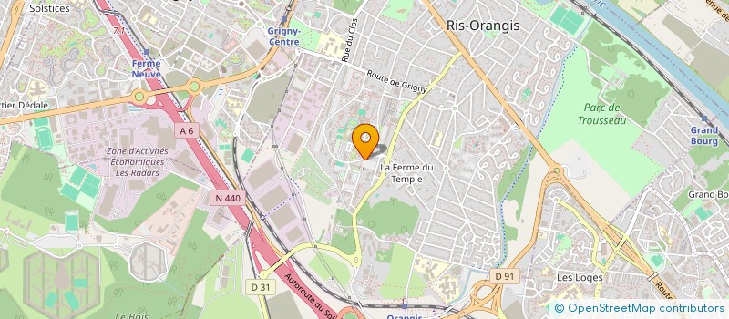 localisation de l'entreprise MONSIEUR LYES ZERROUKI  RIS-ORANGIS