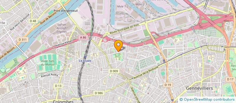 localisation de l'entreprise MONSIEUR LYES ZERZOUR  COLOMBES