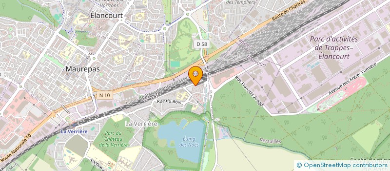 localisation de l'entreprise MONSIEUR LYESS CHACAL  LA VERRIERE