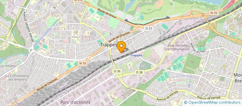 localisation de l'entreprise MONSIEUR LYESS DERROU à TRAPPES