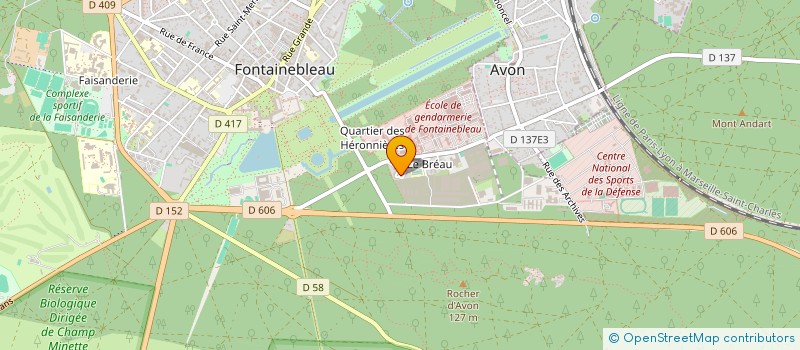 localisation de l'entreprise MONSIEUR LYEV NOVORO  FONTAINEBLEAU