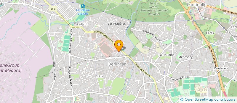 localisation de l'entreprise MONSIEUR LYLIAN DUMONT  SAINT-MEDARD-EN-JALLES