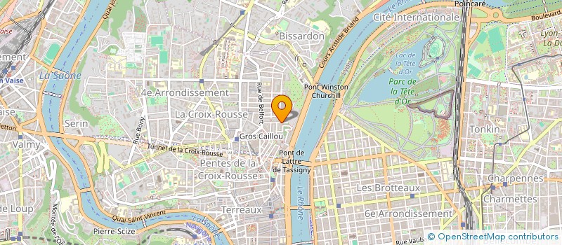 localisation de l'entreprise MONSIEUR LYLIAN GUERRA--RAGO  LYON