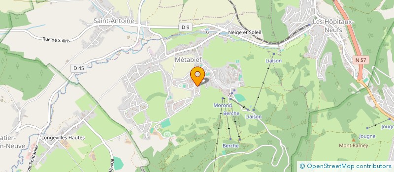 localisation de l'entreprise MONSIEUR LYLIAN GUIRAO  METABIEF