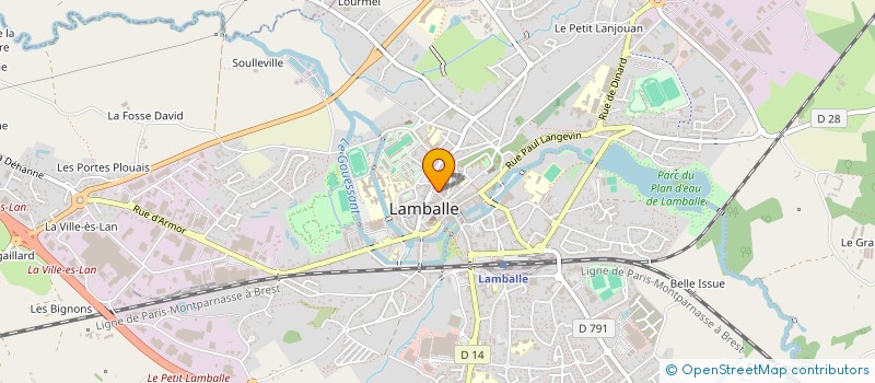 localisation de l'entreprise MONSIEUR LYLIAN JOLLIOT  LAMBALLE-ARMOR