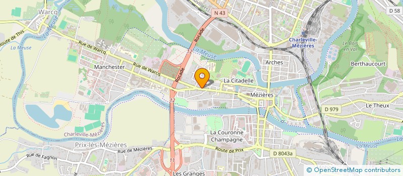 localisation de l'entreprise MONSIEUR LYLIAN RATA  CHARLEVILLE-MEZIERES