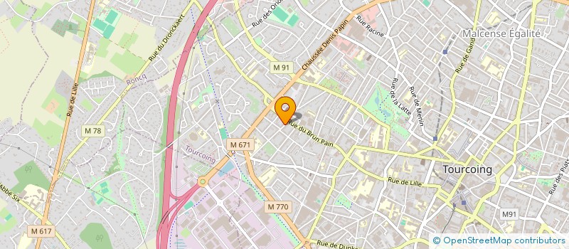 localisation de l'entreprise MONSIEUR LYLIAN SOETENS  TOURCOING