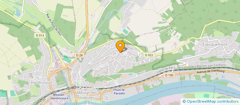 localisation de l'entreprise MONSIEUR LYLION BALOULA  MEULAN-EN-YVELINES