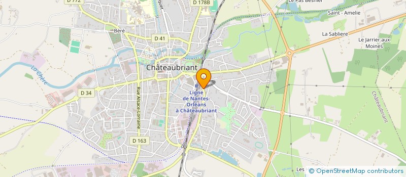 localisation de l'entreprise MONSIEUR LYNA CHAY à CHATEAUBRIANT