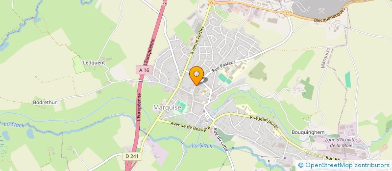 localisation de l'entreprise MONSIEUR LYNDON BOLTON à MARQUISE