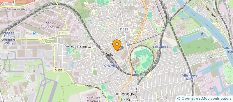 localisation de l'entreprise MONSIEUR LYNEL ILDEVERT KOUNKOUD  ORLY