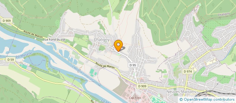 localisation de l'entreprise MONSIEUR LYONEL ADRIAN BARBUZANO  CHALIGNY