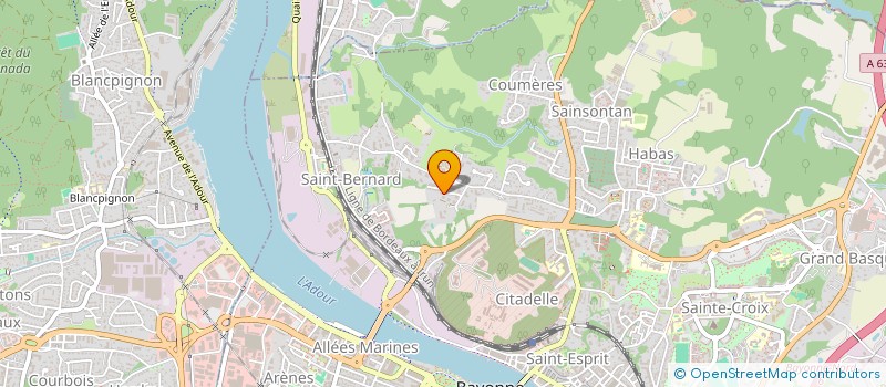 localisation de l'entreprise MONSIEUR LYONEL BARRAQUET  BAYONNE