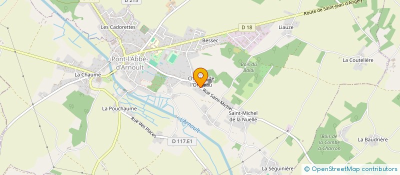 localisation de l'entreprise MONSIEUR LYONEL BAUDE à PONT-L'ABBE-D'ARNOULT
