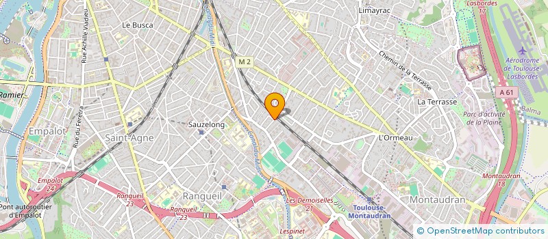 localisation de l'entreprise MONSIEUR LYONEL CANCAN  TOULOUSE