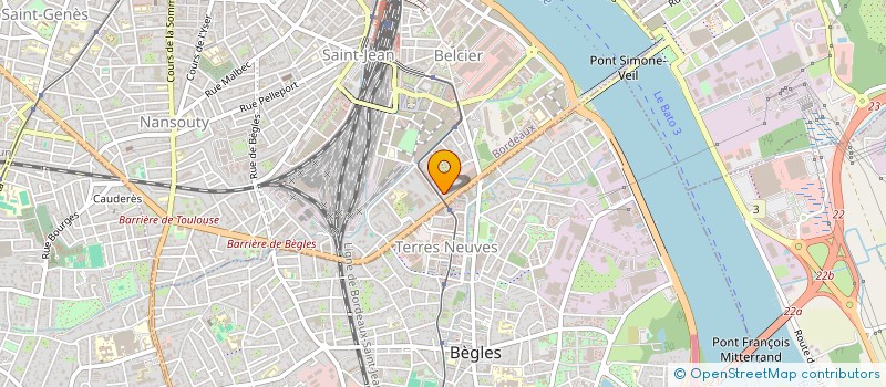 localisation de l'entreprise MONSIEUR LYONEL DAMPURE  BORDEAUX