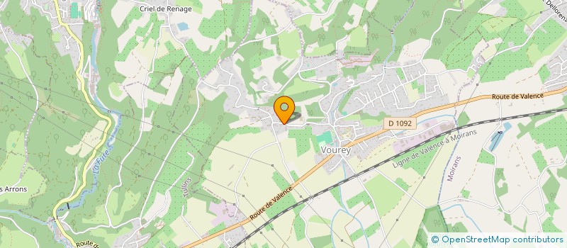 localisation de l'entreprise MONSIEUR LYONEL EYMARD  VOUREY