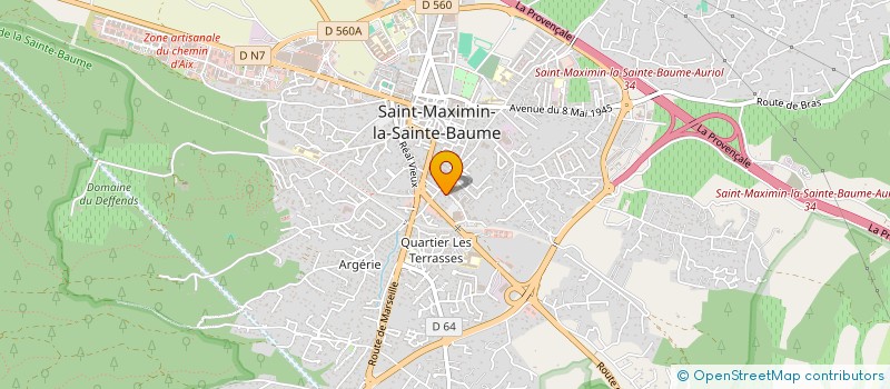 localisation de l'entreprise MONSIEUR LYONEL FERREIRA  SAINT-MAXIMIN-LA-SAINTE-BAUME