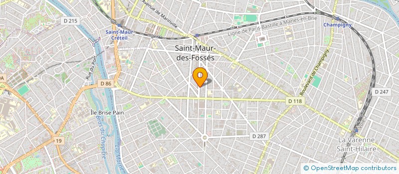 localisation de l'entreprise MONSIEUR LYONEL FOURNIER  SAINT-MAUR-DES-FOSSES