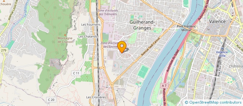 localisation de l'entreprise MONSIEUR LYONEL INNOCENTI  GUILHERAND-GRANGES