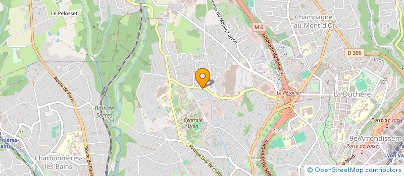 localisation de l'entreprise MONSIEUR LYRON HARFI  ECULLY